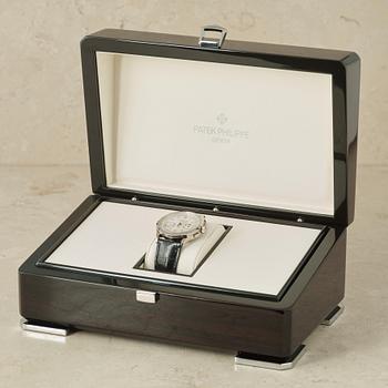 PATEK PHILIPPE, Geneve, kronograf, "Gradue pour 15 pulsations", armbandsur, 39,4 mm,