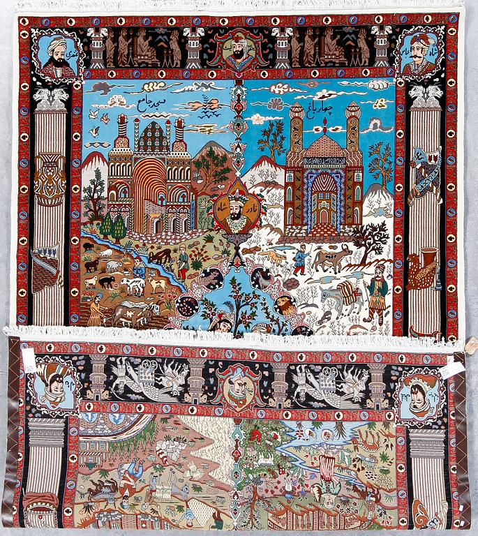 MATTA, Täbris, figural, ca 276x178 cm.