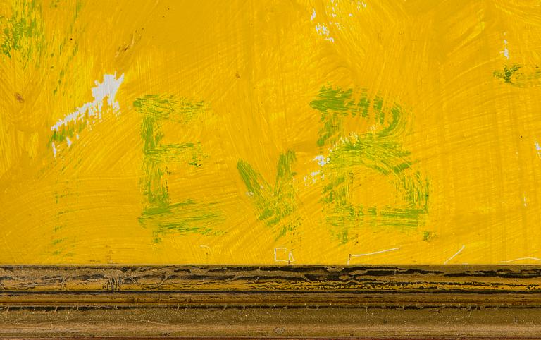 Eero von Boehm, Still Life Against a Yellow Background.
