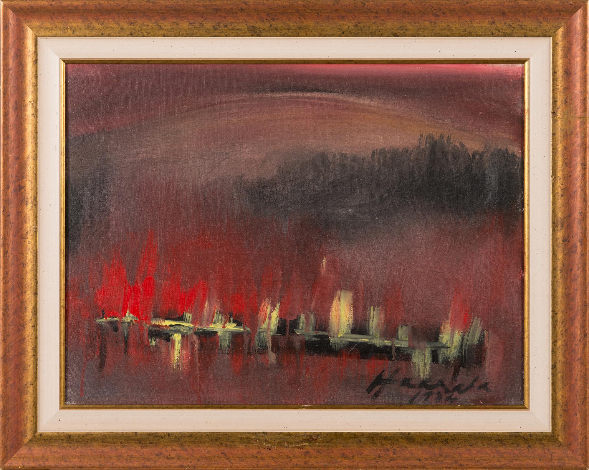 Olavi Haarala, oil on canvas, signed and dated-74.