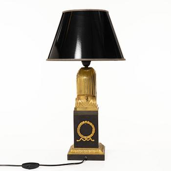 Table lamp, Empire style, period.