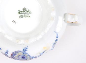 TE- och KAFFESERVIS, 38 delar, porslin,"Pompadour", Rosenthal.