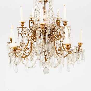 Ljuskrona Oskariansk omkring år 1900.