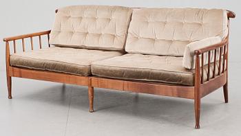 SOFFGRUPP, 3 delar, "Skrindan", Kerstin Hörlin Holmqvist, OPE-möbler. 1900-talets andra hälft.