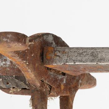 A Swedish cavalry sabre, 1825 pattern, with scabbard.