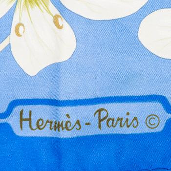Hermès, a 'Flora Graeca' silk scarf.