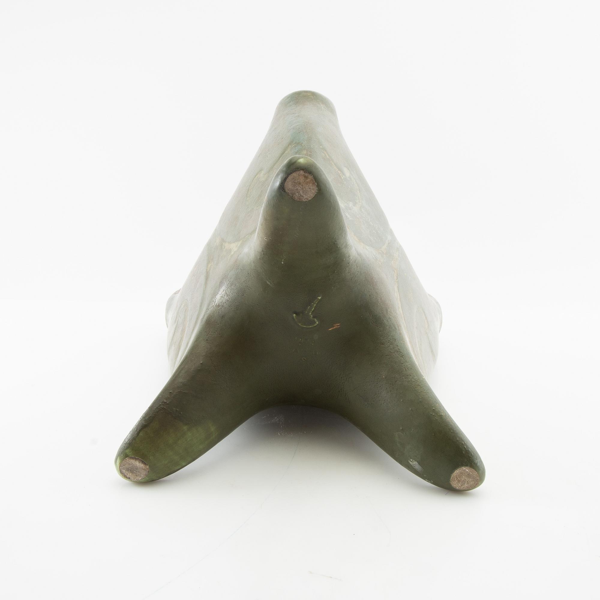 Julius Dressler Urn/Vase Jugendstil Biela near Bodenbach, Bohemia, ca 1910/15.