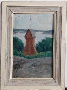 ERDTMAN, ELIAS, 2 st, olja på duk, sign.