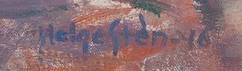 Helge Stén, oil on canvas, signed and dated -46.