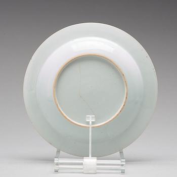 A set of five armorial plates, Qing dynasty, Qianlong (1736-95).