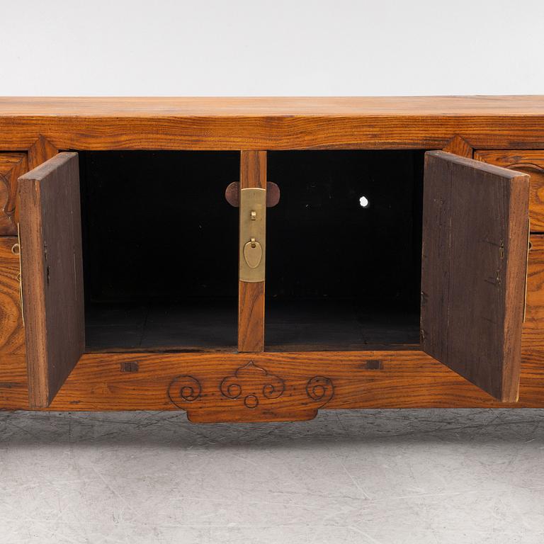 A Southeast Asian hardwood sideboard, 20th century.