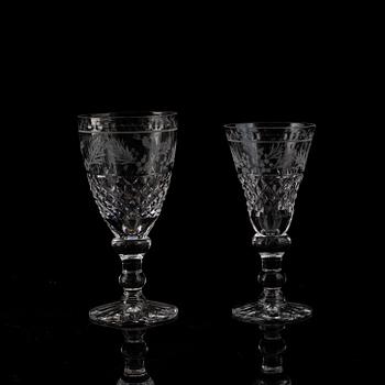 A glass service, 'Elvira Madigan', Kosta. 33 pc.