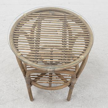 A 'Praktö' table and two patio chairs from Hillerstorp.