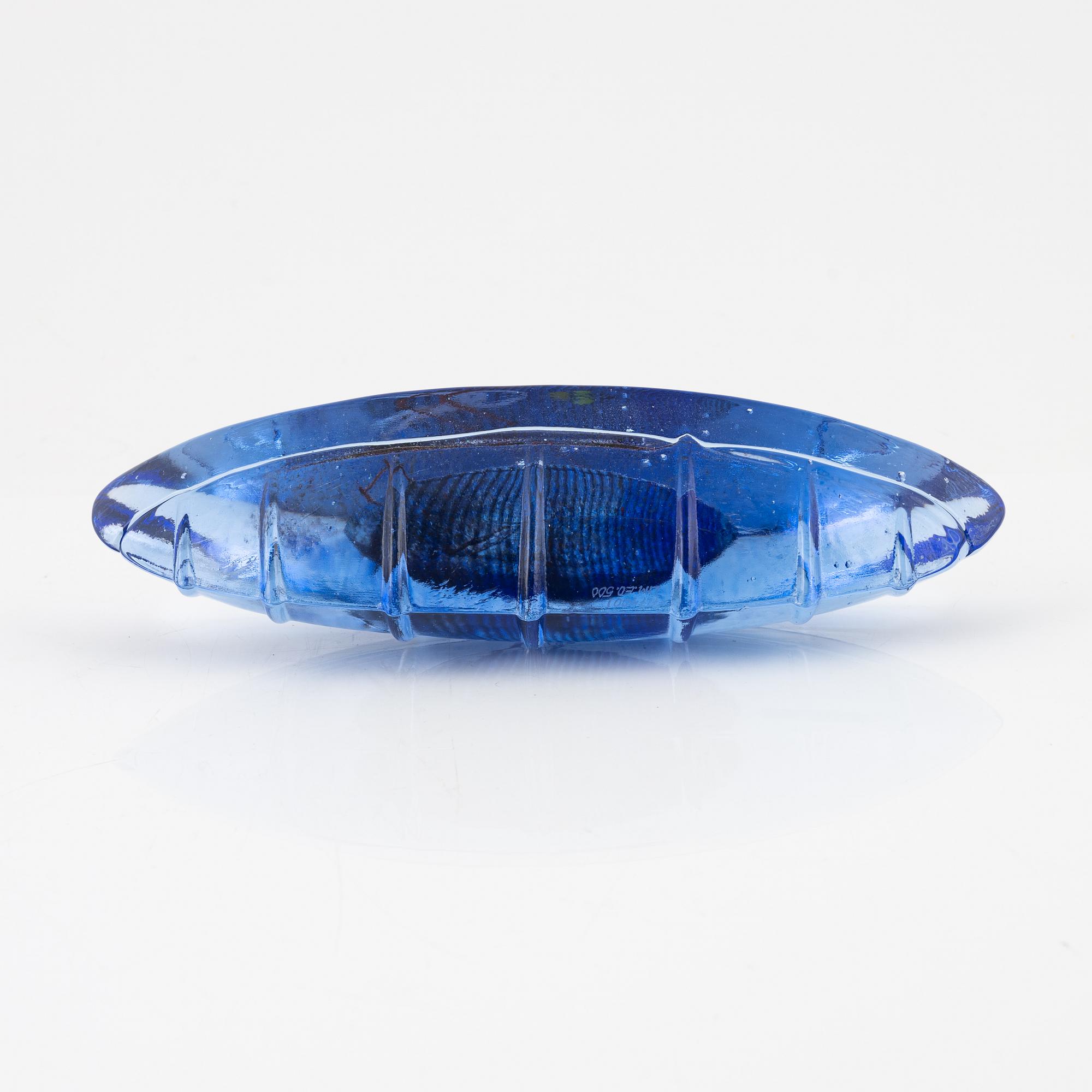Bertil Vallien, a glass sculpture, signed. Limited edition.