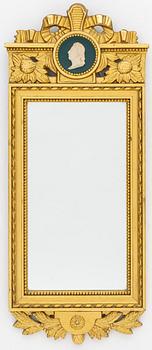 Mirror, Gustavian style, circa the mid-20th century.