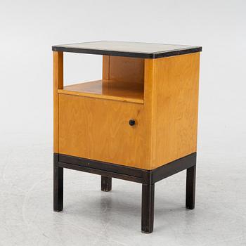 A model 'Ideal' birch bedside table, Nordiska Kompaniet, 1939.