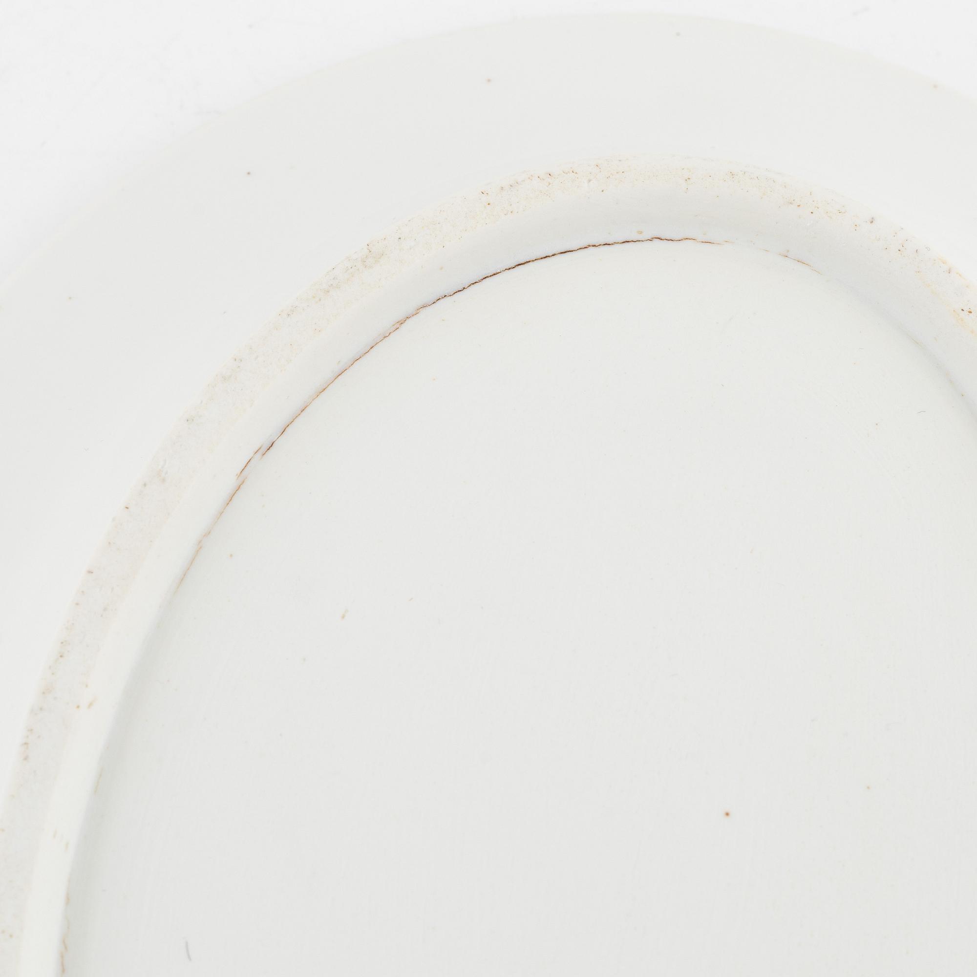 Fat, 5 st, "Musselmalet", bland annat halvblonde, Royal Copenhagen, Danmark.