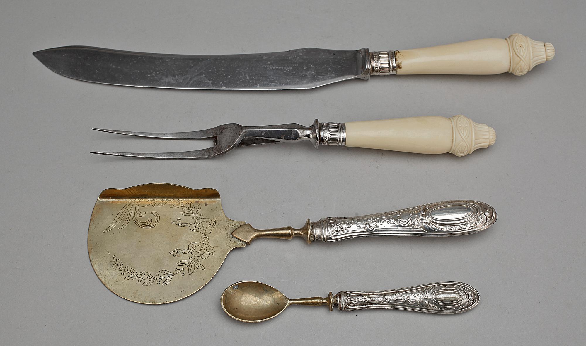 PARTI BESTICK, 15 delar, silver, bla John Round & Son, Sheffield, Storbritannien, 1893.