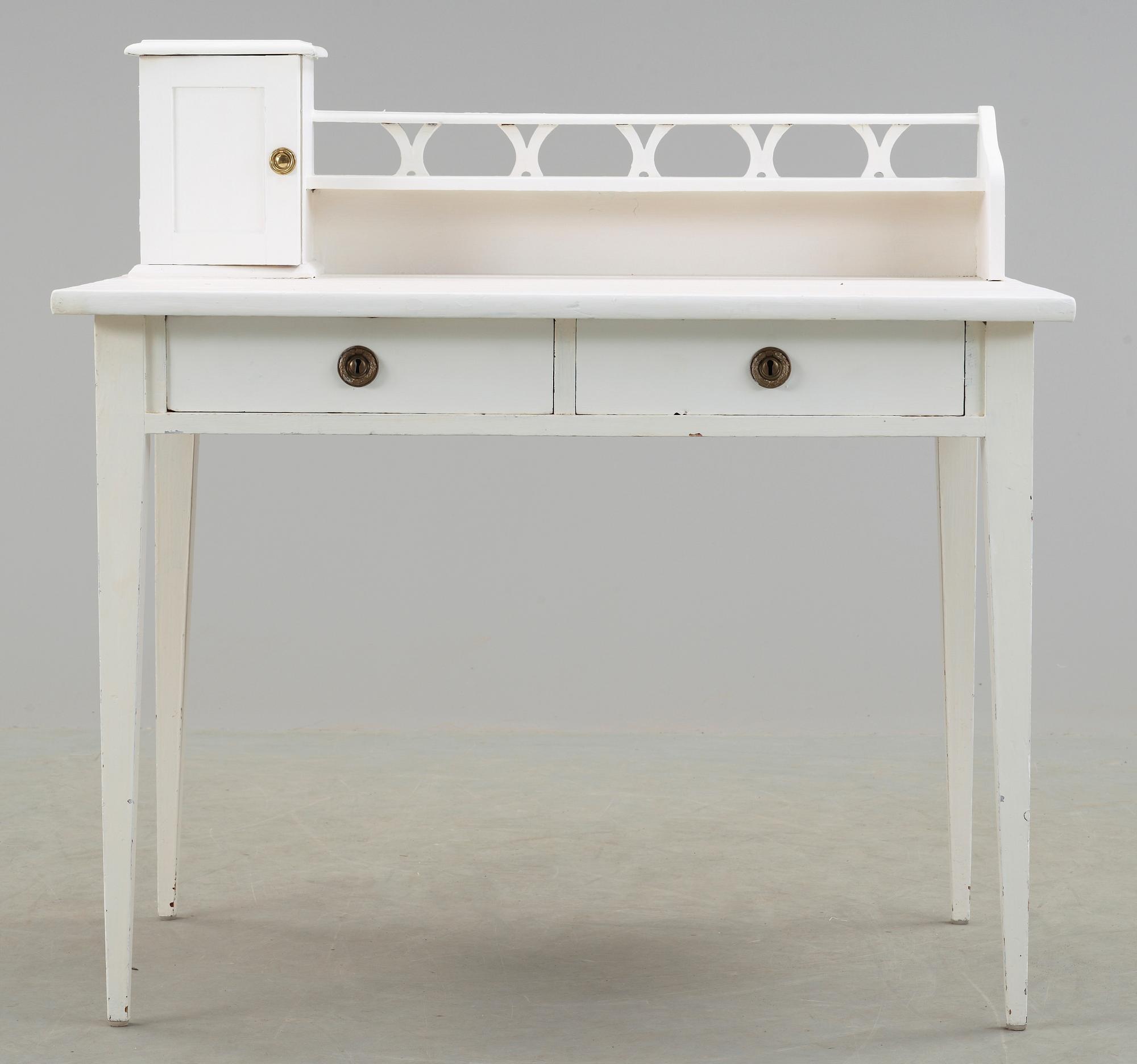 DAMSKRIVBORD, sekelskiftet 1900.