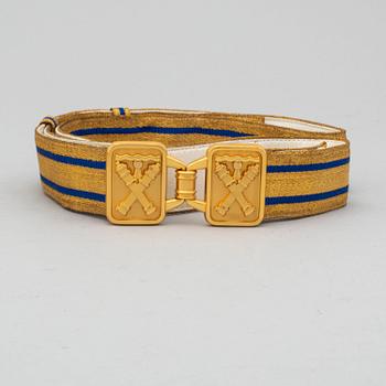 EPÅLETTER, 3 par och axelklaffar ett par svenska 1800-tal.