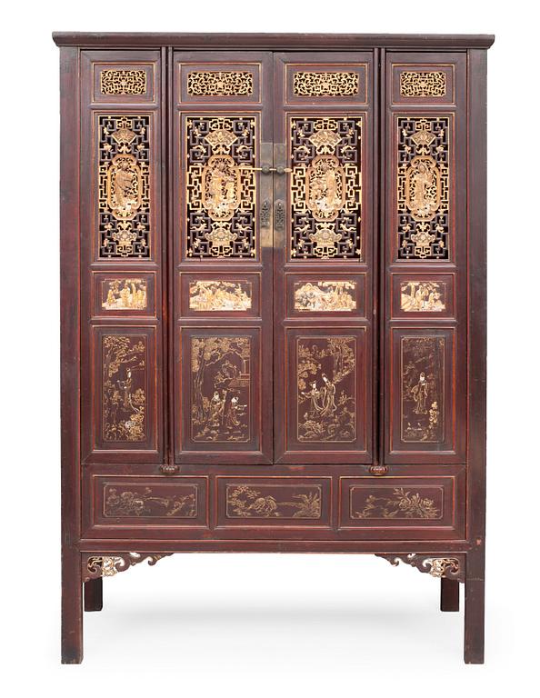 A CHINESE CUPBOARD.