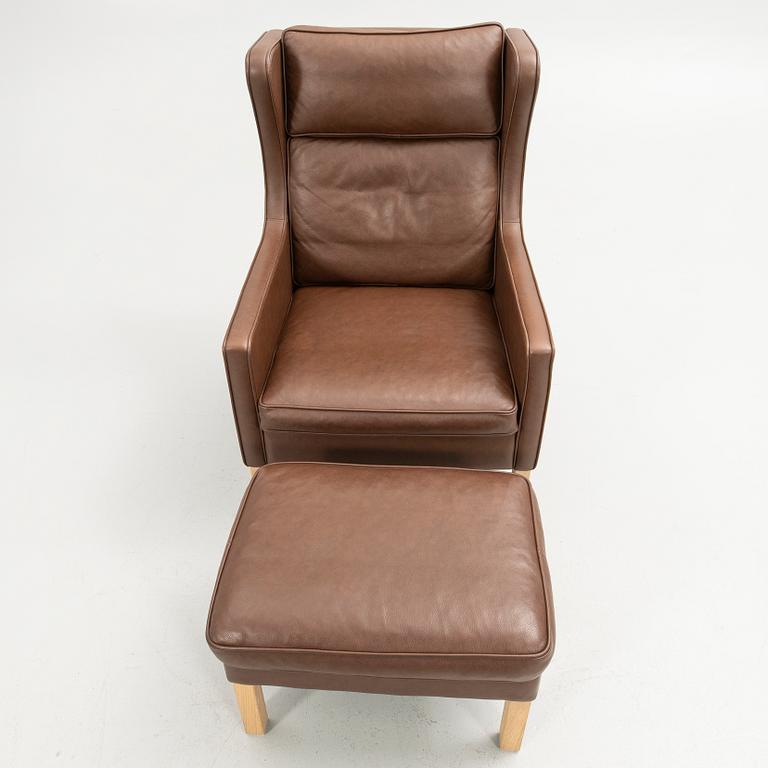 Armchair with footstool, "Lulu", Stouby Design Team, 2000s.