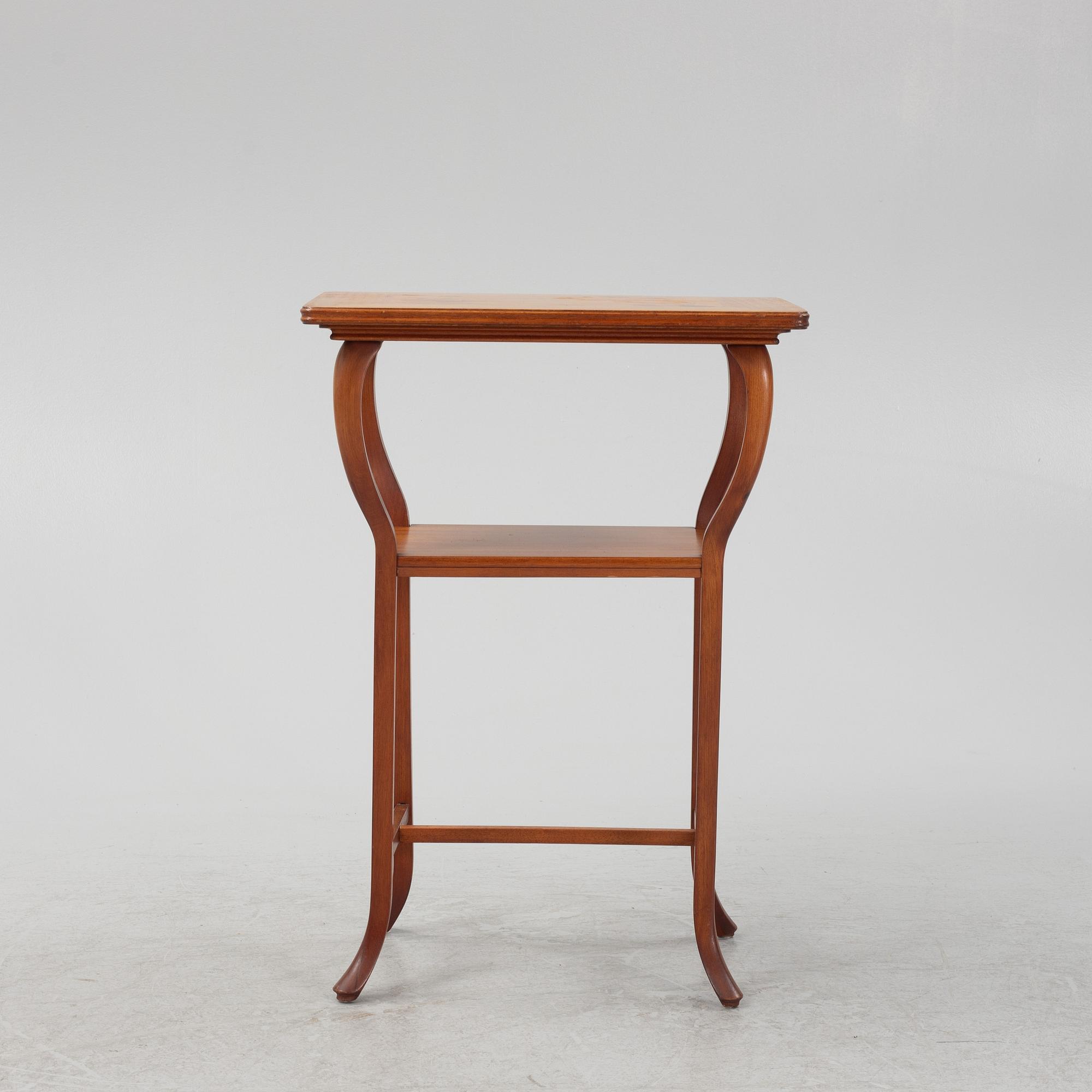 An Art Nouveau side table, early 20th Century.