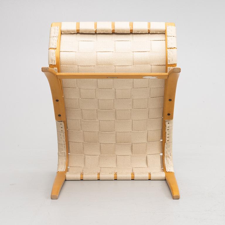 Bruno Mathsson, footstool, 'Pernilla', Firma Karl Mathsson, sold by Illums Bolighus, Denmark.