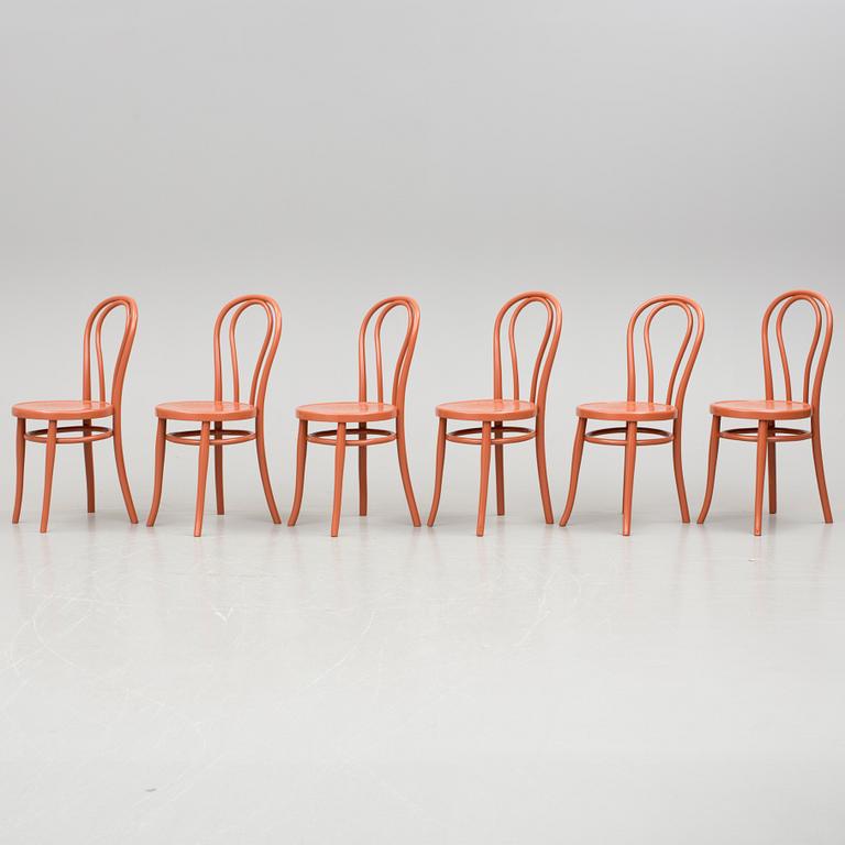 STOLAR, 6 st, Thonet, Wien, omkring 1900.
