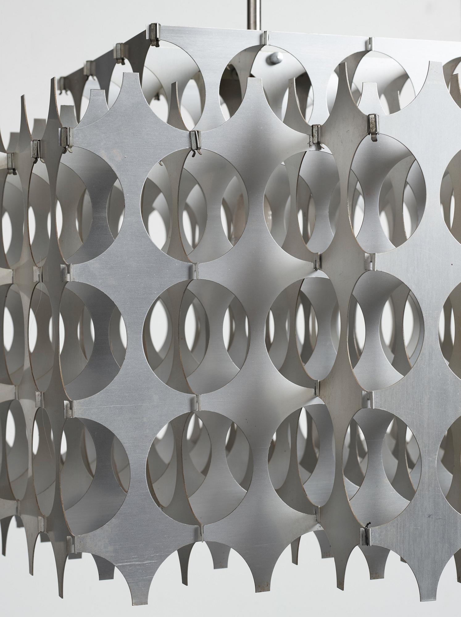 Mario Marenco, a pair of "Cynthia" ceiling lamps, for Artemide, Italy 1968.