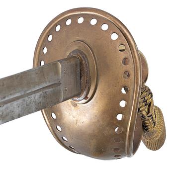 Swedish cavalry sabre, m/1893, for enlisted cavalrymen, with scabbard.