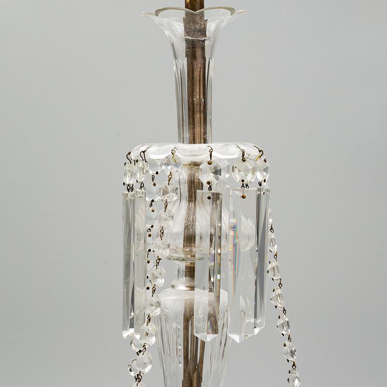 An Oscarian chandelier,Sweden, end of the 19th century.