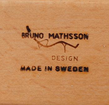 FÅTÖLJ, "Pernilla", Bruno Mathsson, Värnamo, 1969.