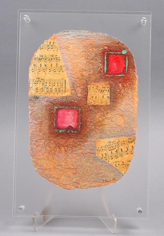 BERCK-VITZ, ALAIN, blandteknik. Sign.