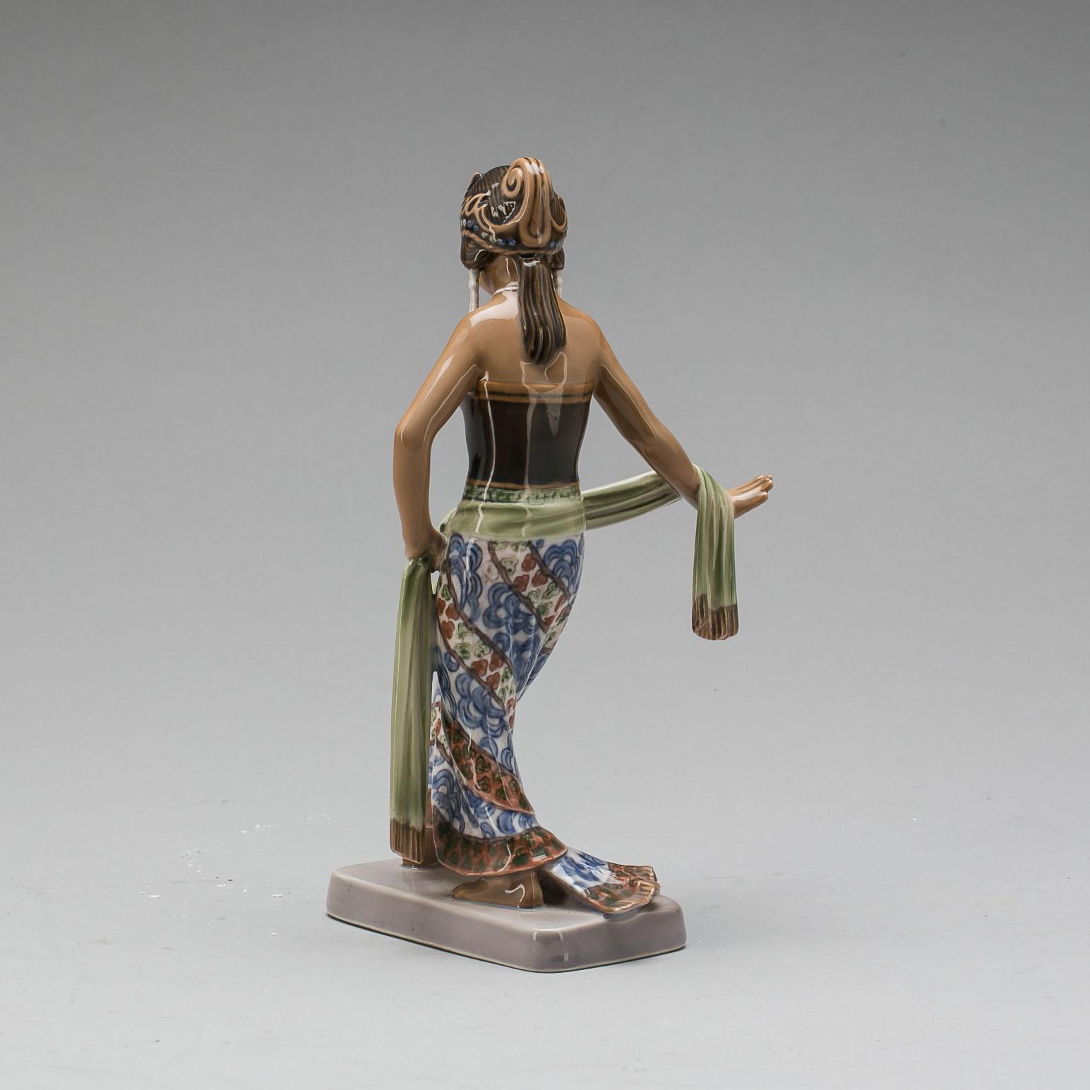 FIGURIN, porslin, Dahl Jensen, Danmark.