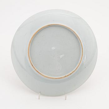 A famille rose dish, Qing dynasty, Qianlong (1736-95).