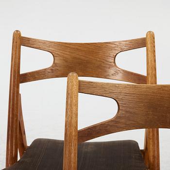 Hans J. Wegner, four model CH-29 chairs Carl Hansen & Søn, mid-20th century.