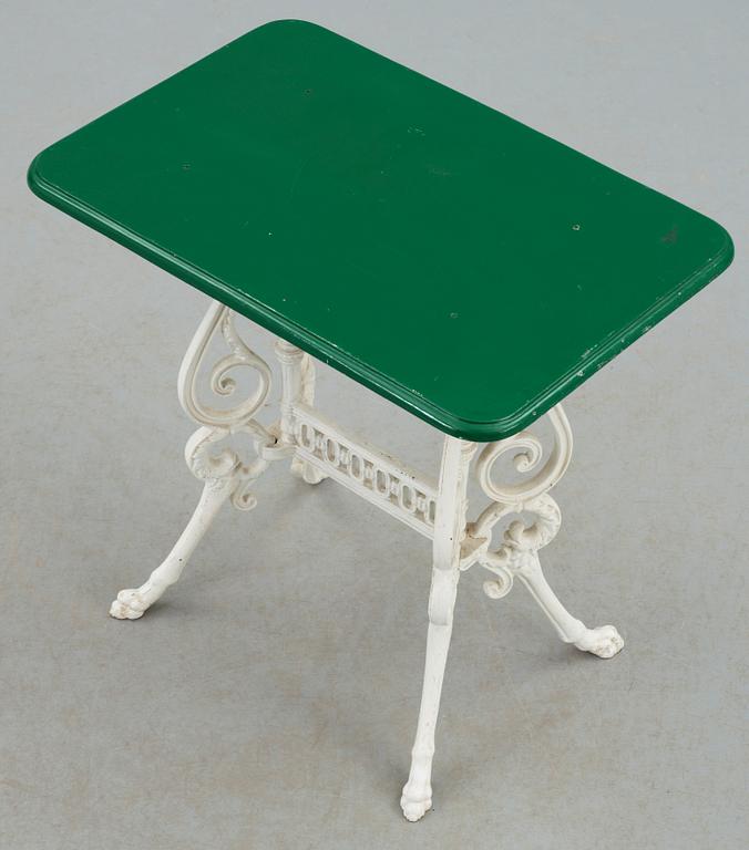 TRÄDGÅRDSBORD, gjutjärn, Skoglund&Olsson, 1900-talets början.