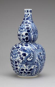 VAS, porslin, Kangxi-stil, Kina, 1800/1900-tal.
