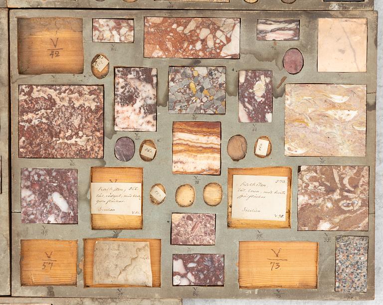 Stensamling, ca 263 delar, omkring år 1800.