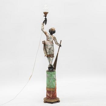 A late 19th century floor lamp.