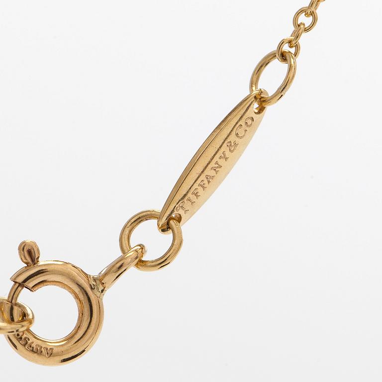 Tiffany & Co, Elsa Peretti, halsband, "Open Heart", 18K guld.