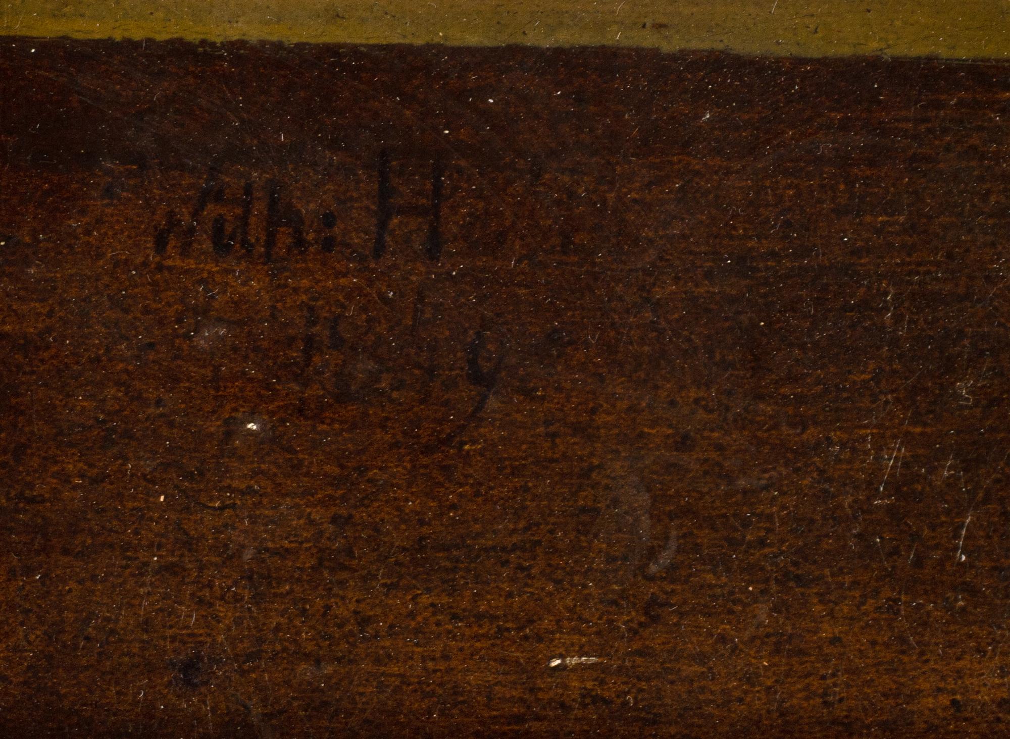 Lorens Wilhelm Holm, oil on canvas, signed and dated 1849.