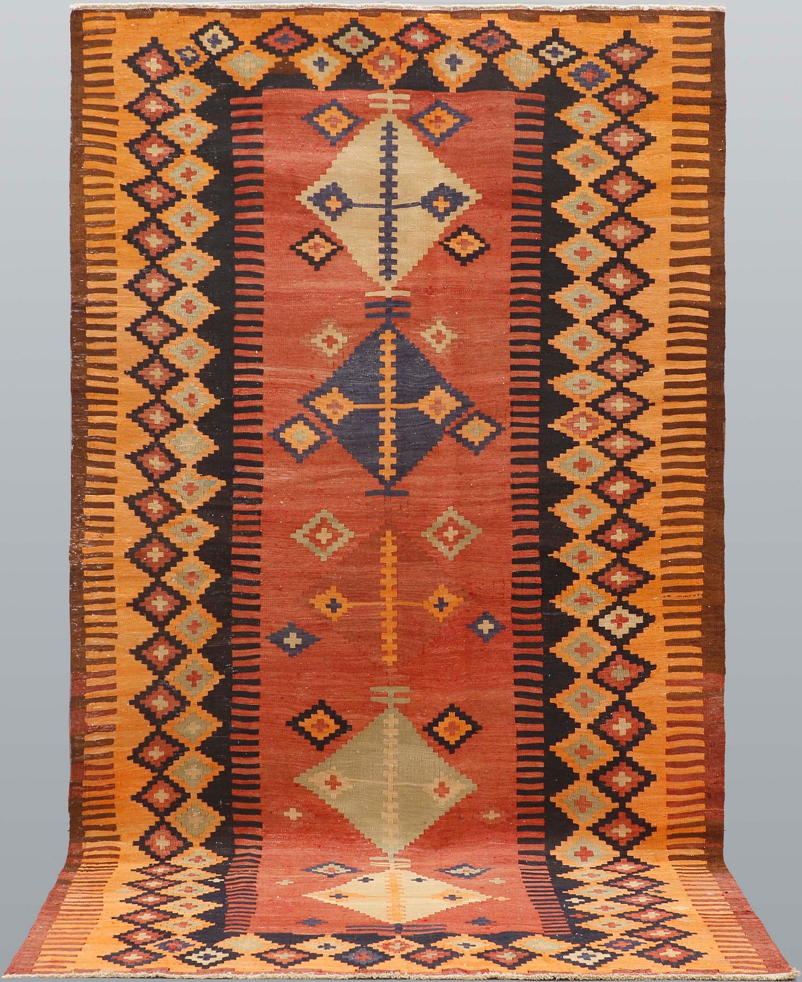 A kurdish kilim carpet, ca 320 x 180 cm.