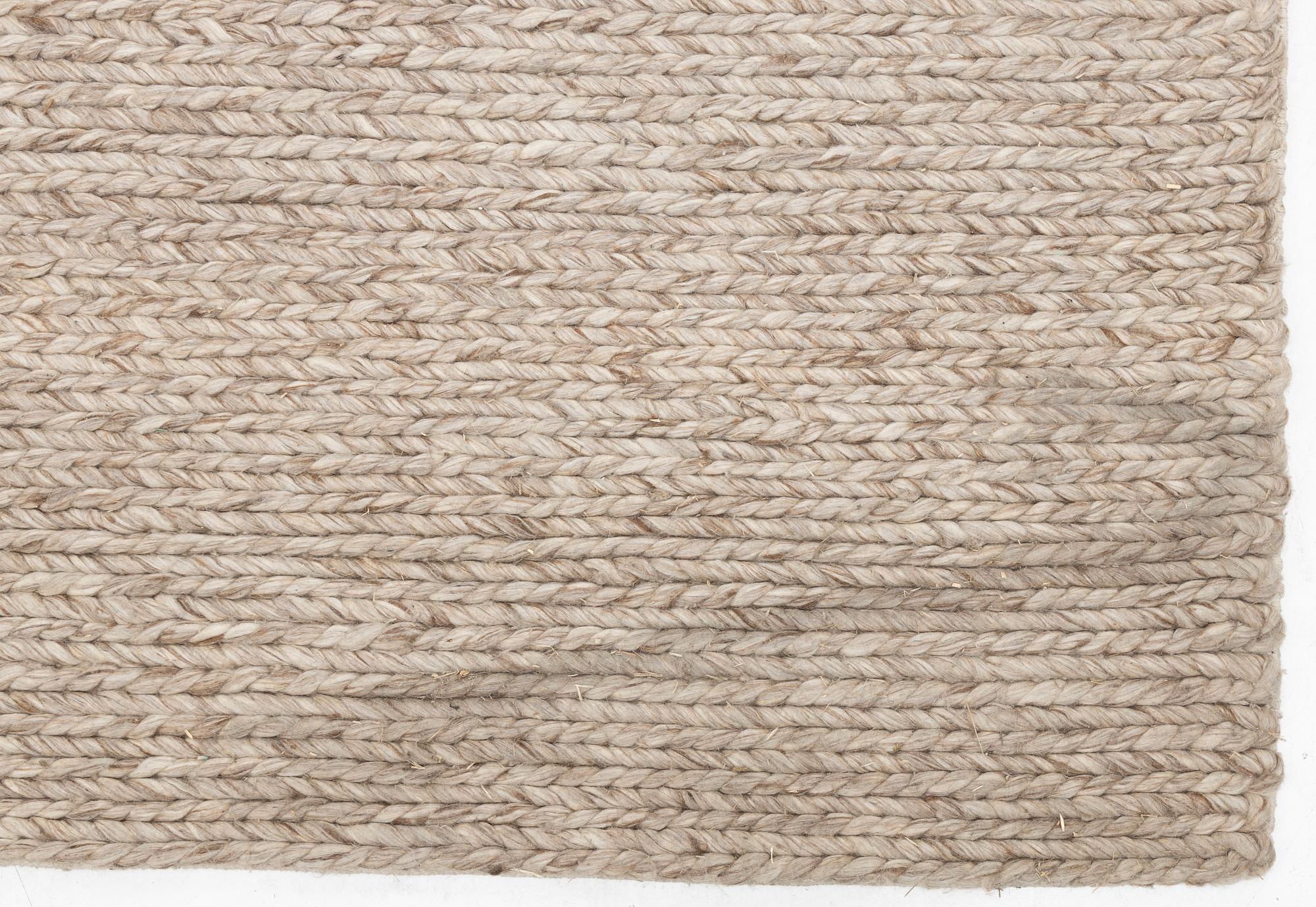 Matta, "Chunky wool sand", Lotta Agaton Interiors x Layered, ca 400 x 300 cm.