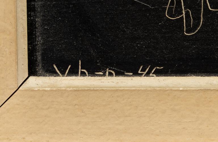 Vilhelm Bjerke-Petersen, Surrealist composition.