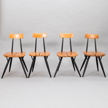 ILMARI TAPIOVAARA, a 1960's 7-piece 'Pirkka' dining set for Laukaan Puu.