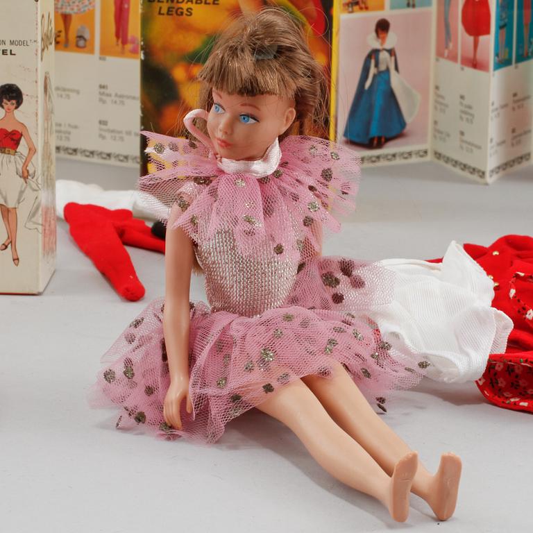 BARBIEDOCKOR, 5 st, Matell, 1950/60-tal.