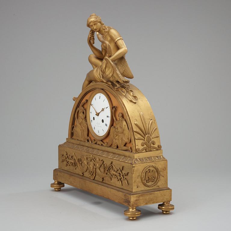 A French Empire early 19th century mantel clock.