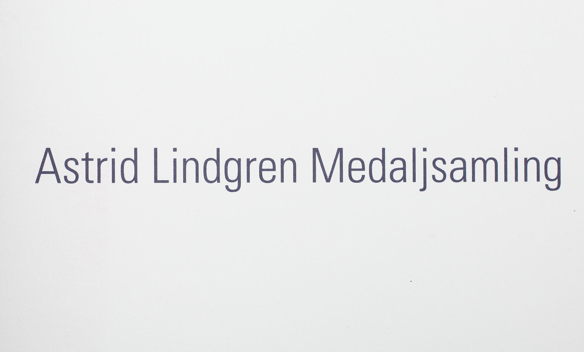 MEDALJER, 14 st, silver, Astrid Lindgren,1900-tal. Vikt ca 378 g.